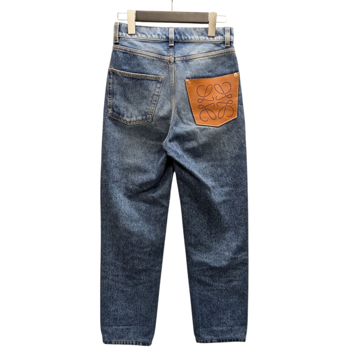 LOEWE◆店舗購入アナグラムテーパードジーンズ LOEWE（ロエベ） ジーンズ S359331XDJ レディース アナグラム ポケット