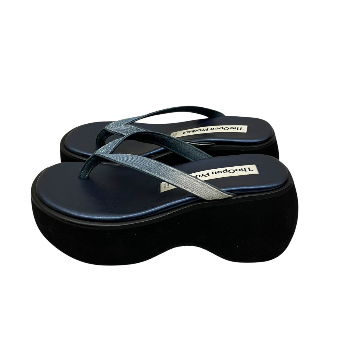 Theopen Product GLITTER PLATFORM FLIP FLOPSラメ厚底サンダル 古着・中古-3枚目のアイテム画像