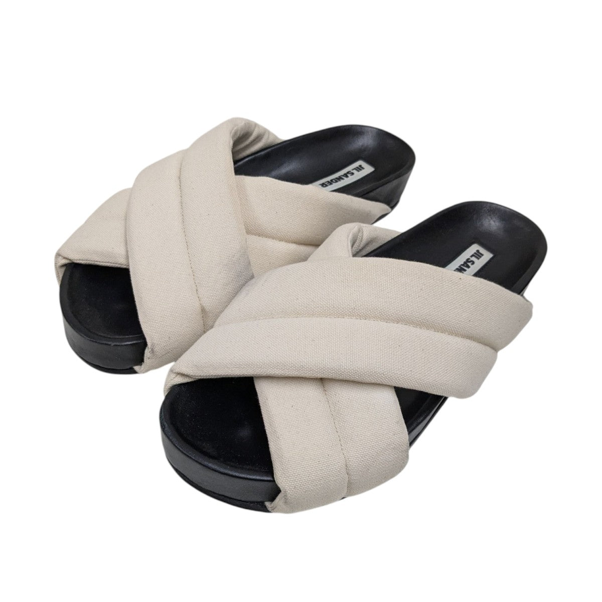 JIL SANDER クロスストラップサンダル　正規品　ジルサンダー　40 中古・古着通販】JIL SANDER (ジルサンダー) クロスストラップ