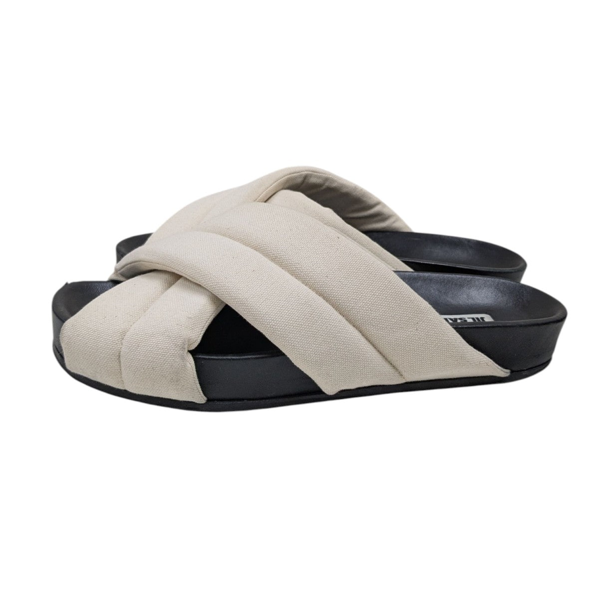 Jil Sander クロスストラップスライドサンダル美品 サイズ39　大幅値下 中古・古着通販】JIL SANDER (ジルサンダー) クロスストラップ