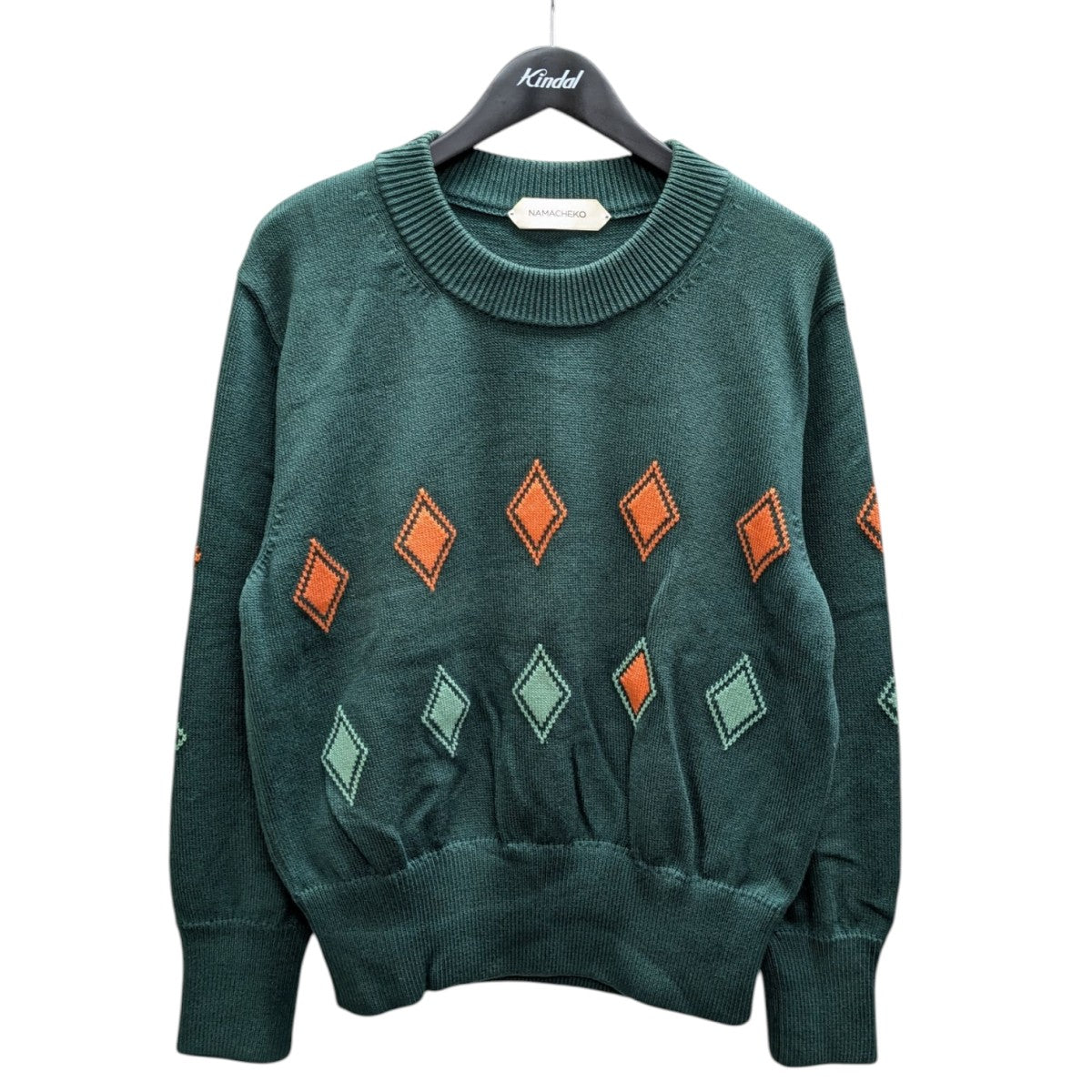 NAMACHEKO ナマチェコ akad クルーネック ニットセーター Mサイズ NAMACHEKO ニット NAMACHEKO(ナマチェコ) 19AWクルーネックニット