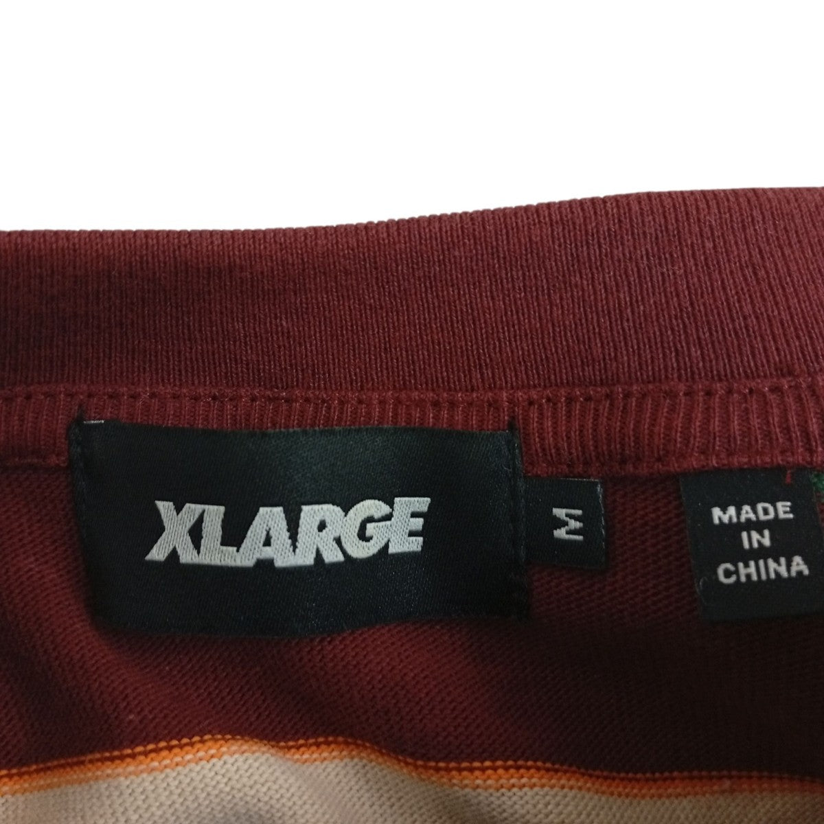 X-LARGE ボーダープリントTシャツ101223011023 古着・中古-3枚目のアイテム画像