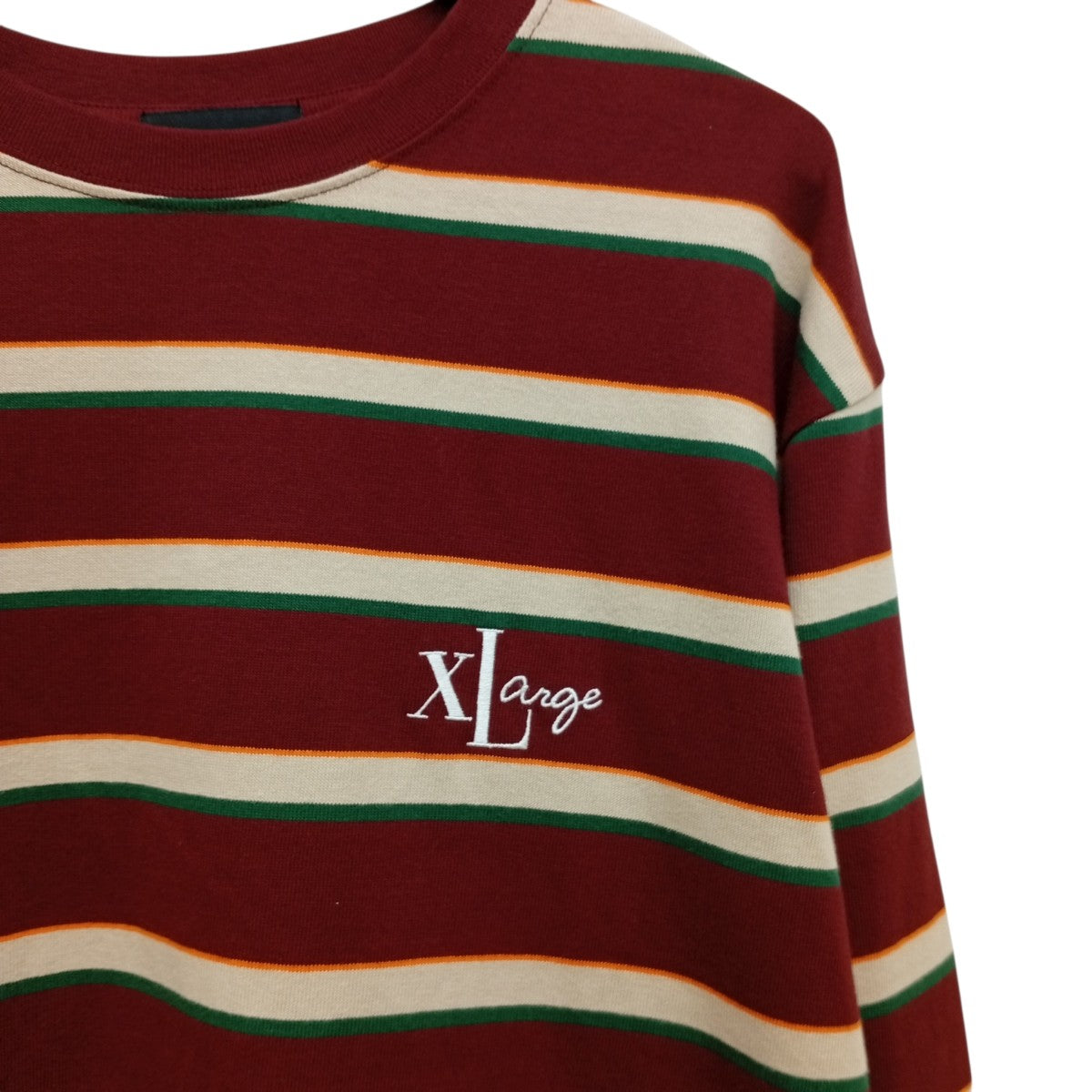 X-LARGE ボーダープリントTシャツ101223011023 古着・中古-5枚目のアイテム画像