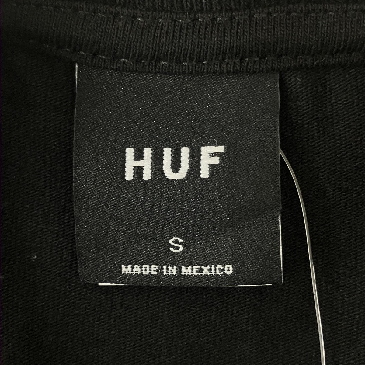 HUF×ALIENLABS ロゴプリントTシャツ 古着・中古-3枚目のアイテム画像