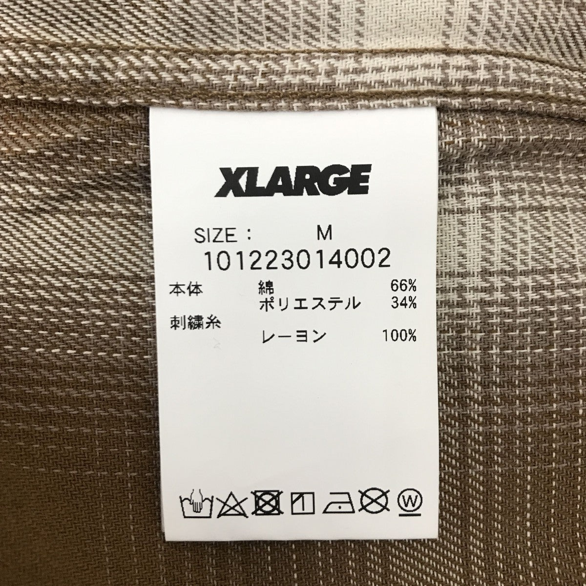 X-LARGE チェックシャツ10122301402 古着・中古-4枚目のアイテム画像