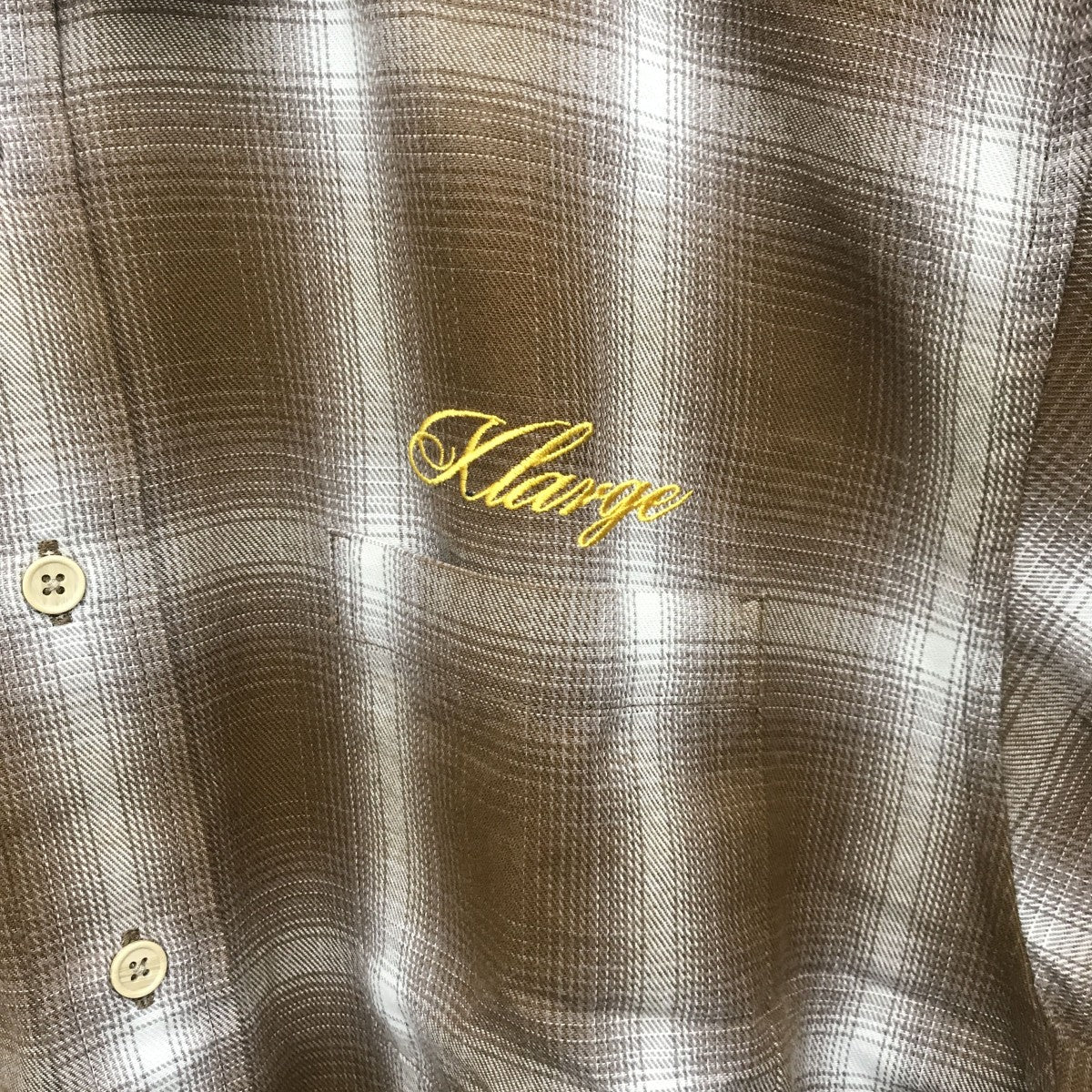 X-LARGE チェックシャツ10122301402 古着・中古-6枚目のアイテム画像