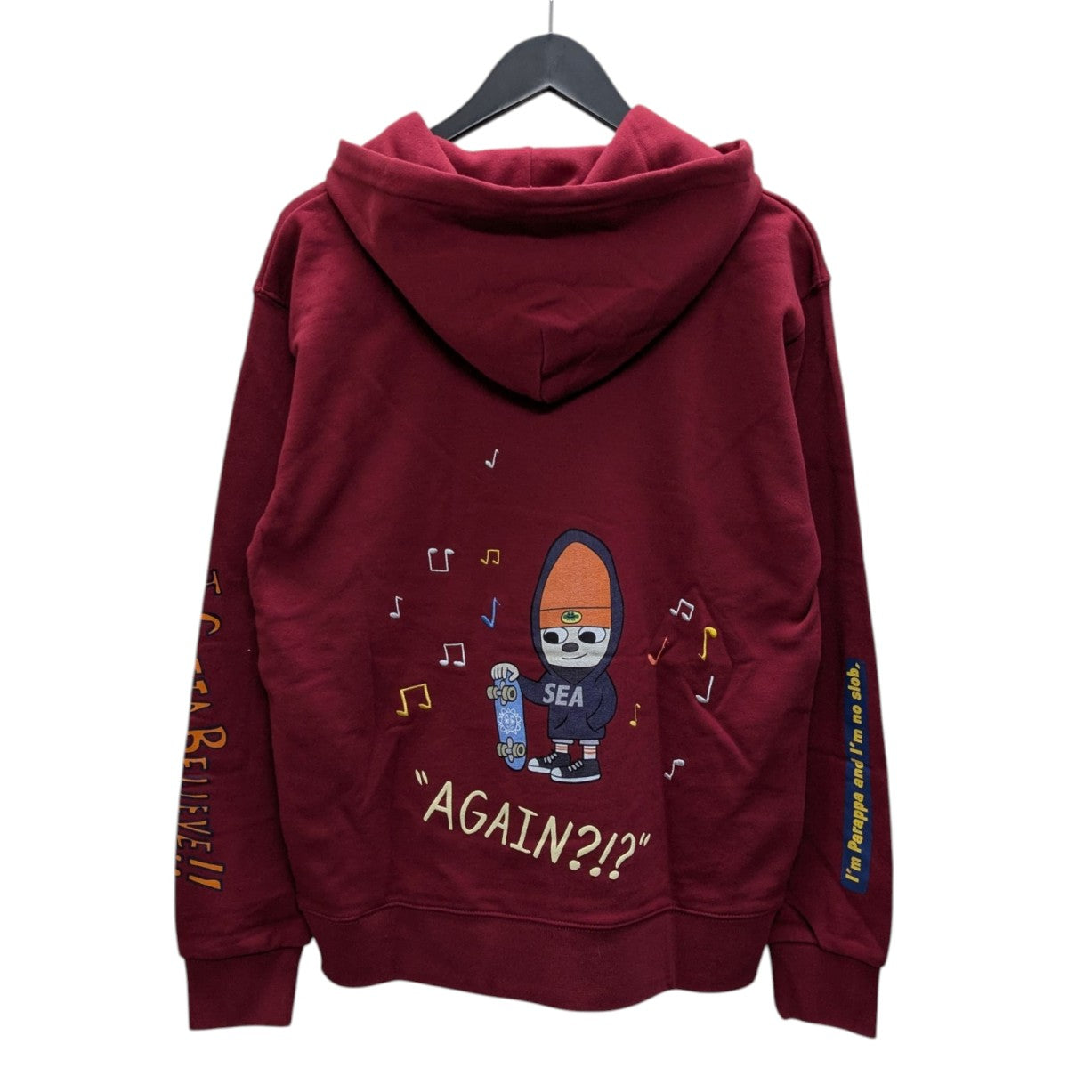 WIND AND SEA ウィンダンシー パーカー 赤 Ｍ WIND AND SEA（ウィンダンシー） ジップパーカー レッド サイズ：M