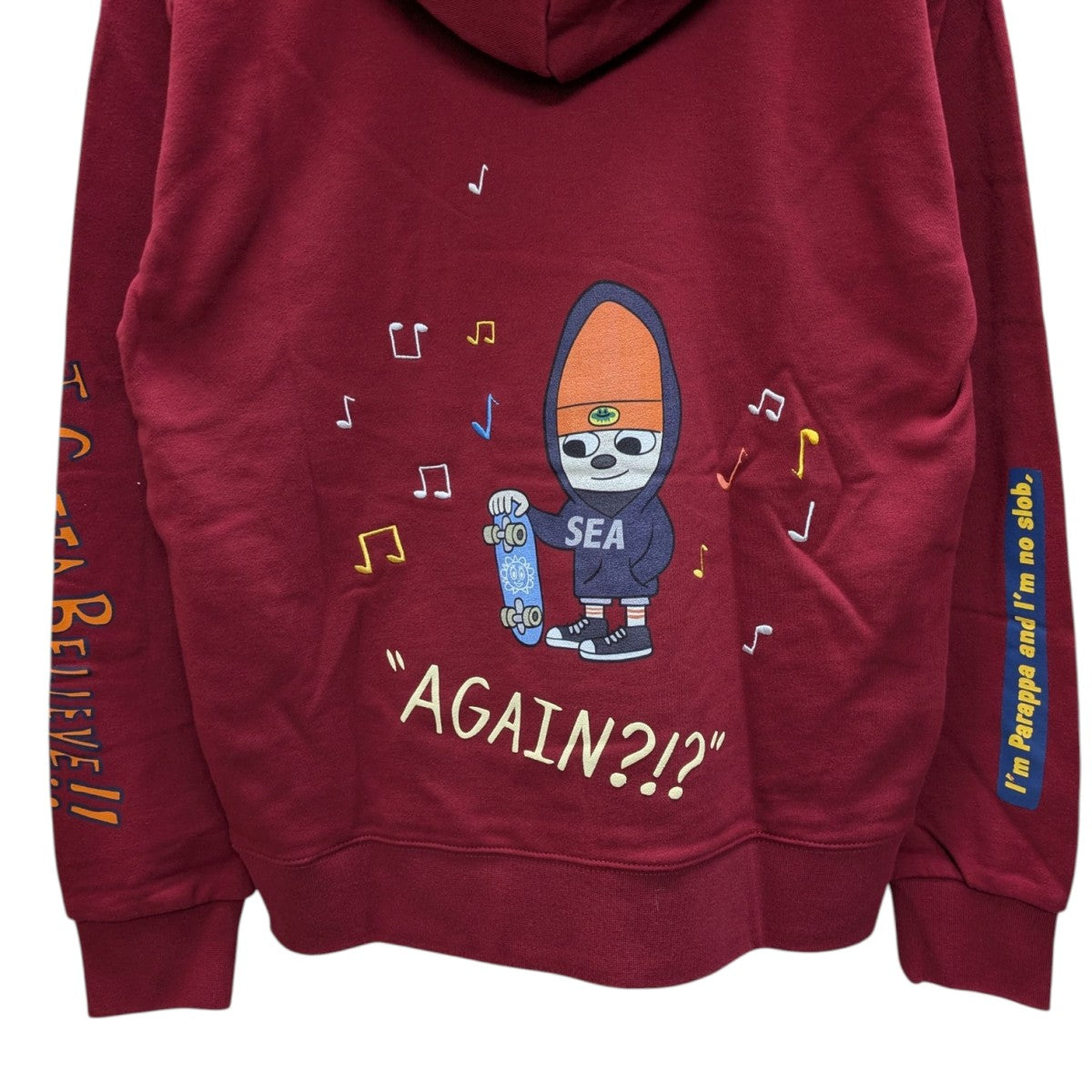 WIND AND SEA ウィンダンシー パーカー 赤 Ｍ WIND AND SEA（ウィンダンシー） ジップパーカー レッド サイズ：M