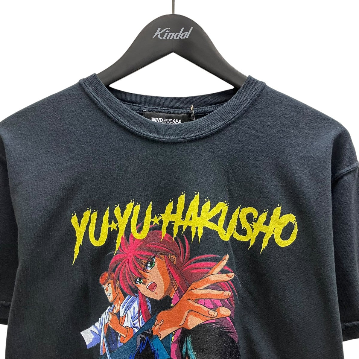 WIND AND SEA 幽遊白書プリントTシャツ 古着・中古-3枚目のアイテム画像