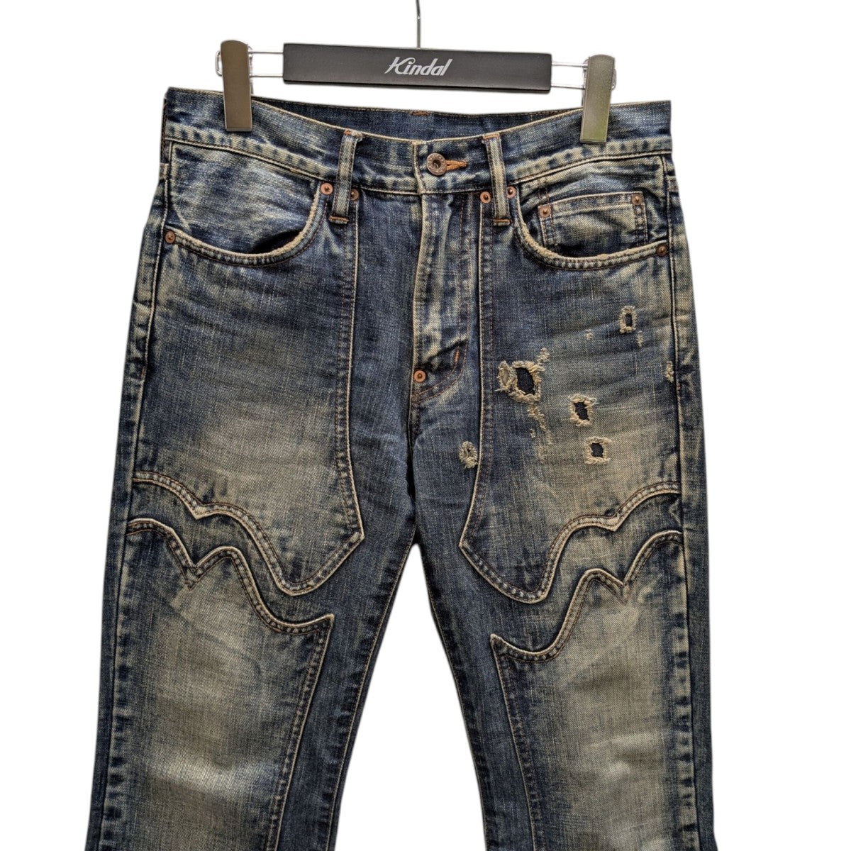 SUGARHILL(シュガーヒル) FADED MODERN WESTERN DENIM FLARED TROUSERS