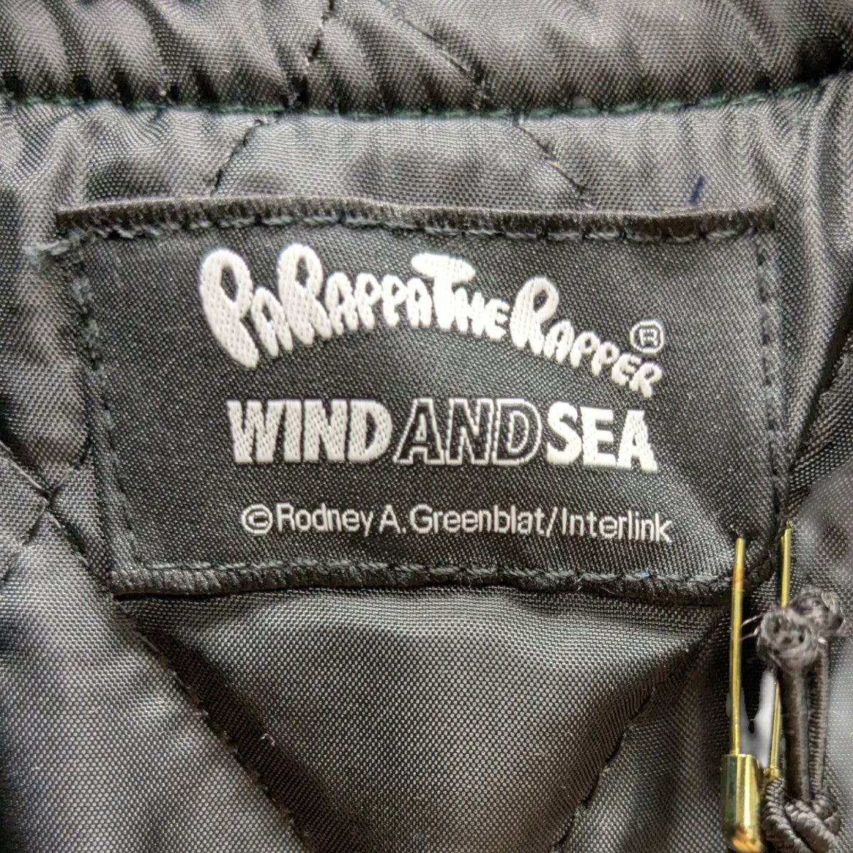 WIND AND SEA×PARAPPA THE RAPPER スタジャン WDS-PARAPPA-2-01