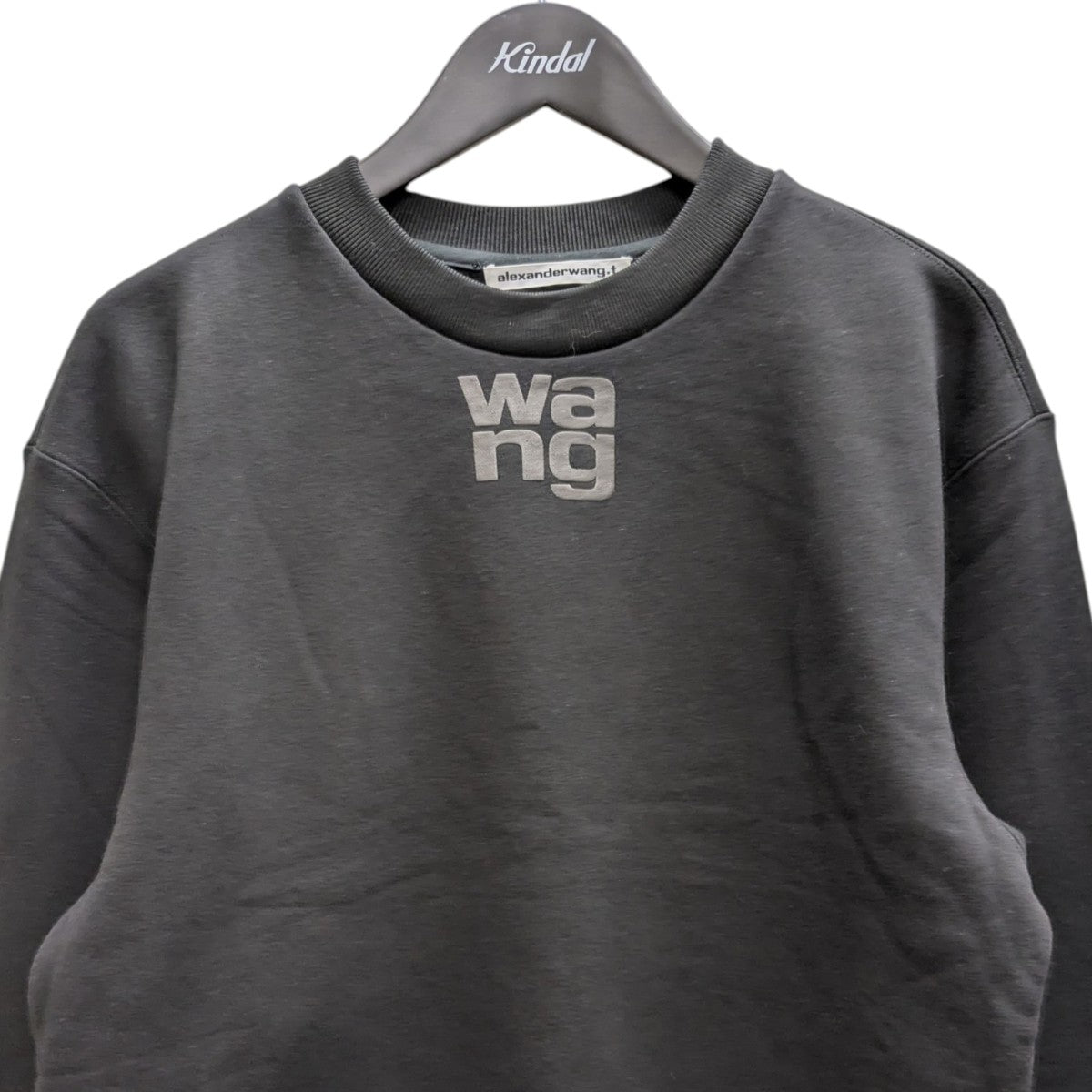 Alexander wang トレーナー　人気商品 alexanderwang (アレキサンダーワン) ワンポイント クルーネック