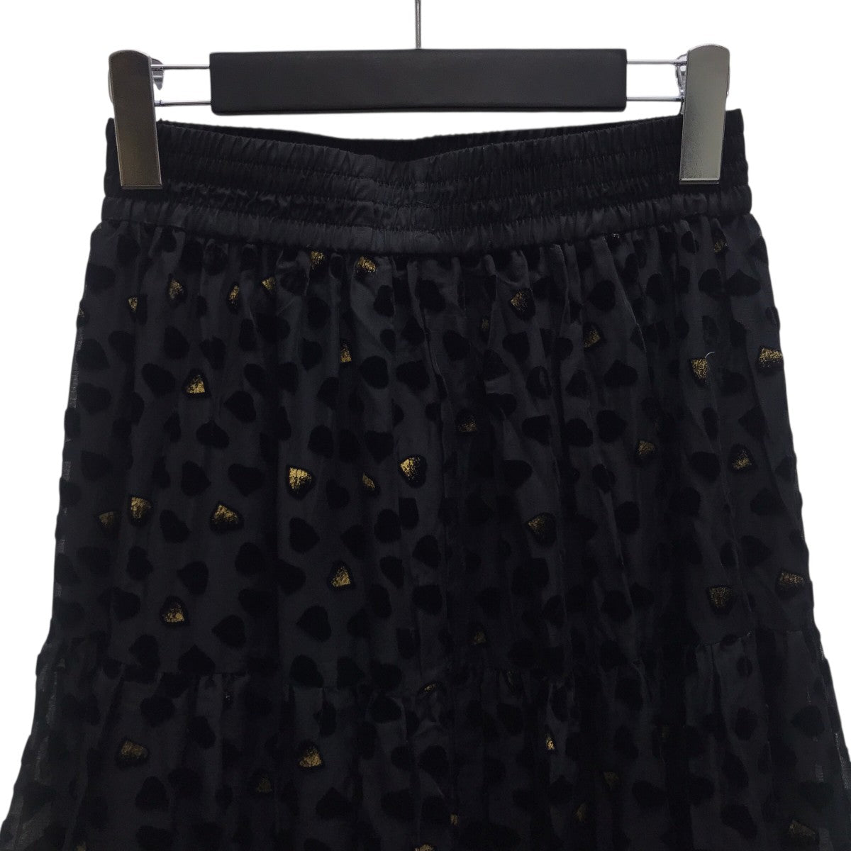 DOUBLE STANDARD CLOTHING ロングスカート ハートオパールティアードスカート 古着・中古-4枚目のアイテム画像