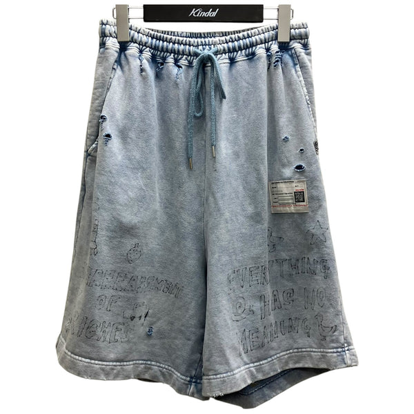 メゾンミハラヤスヒロ　ブリーチショートパンツ Maison MIHARA YASUHIRO(メゾンミハラヤスヒロ) BLEACHED SHORTS