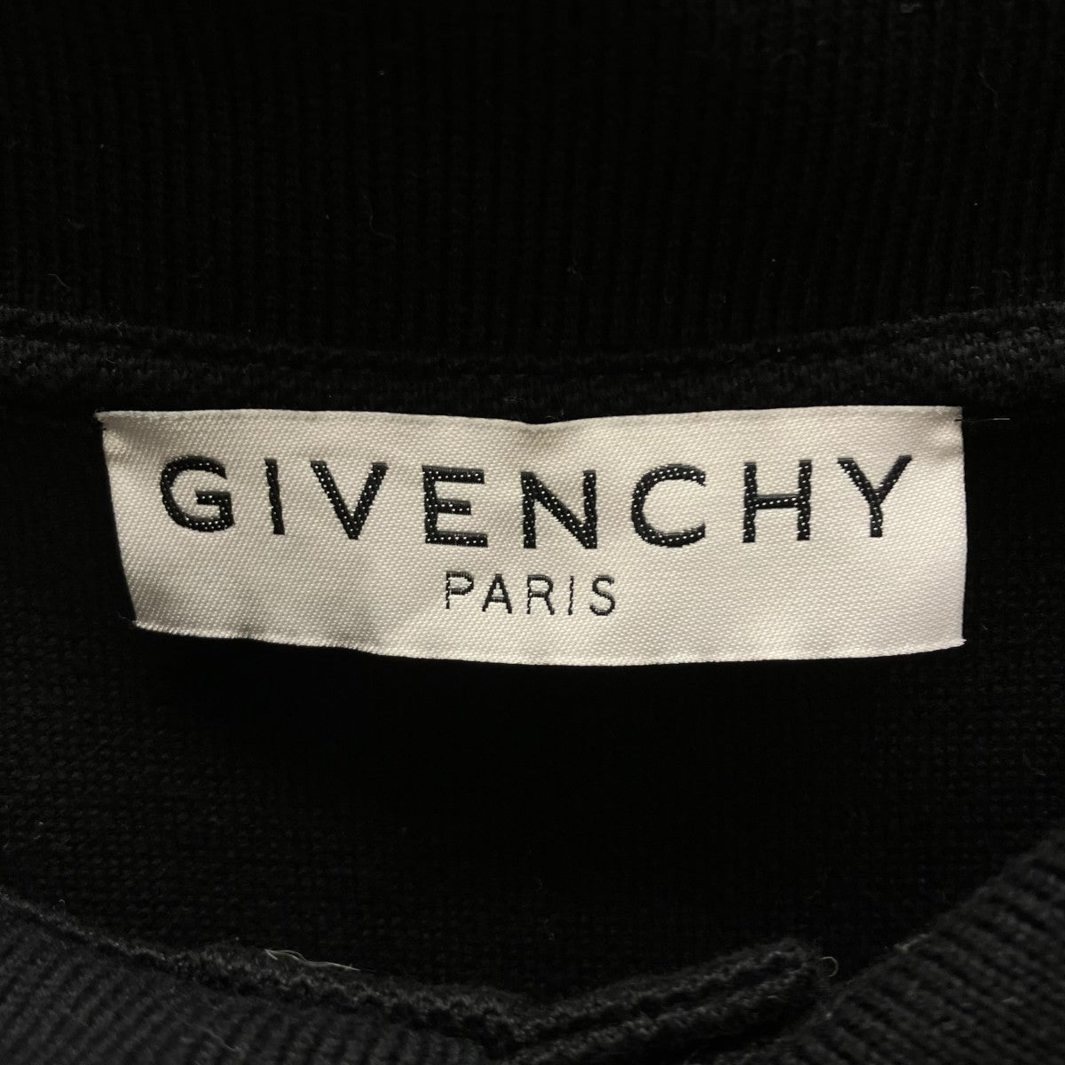 GIVENCHY バックレイヤード スプリットロゴ プリント オーバーサイズ 半袖 鹿の子 古着・中古-5枚目のアイテム画像
