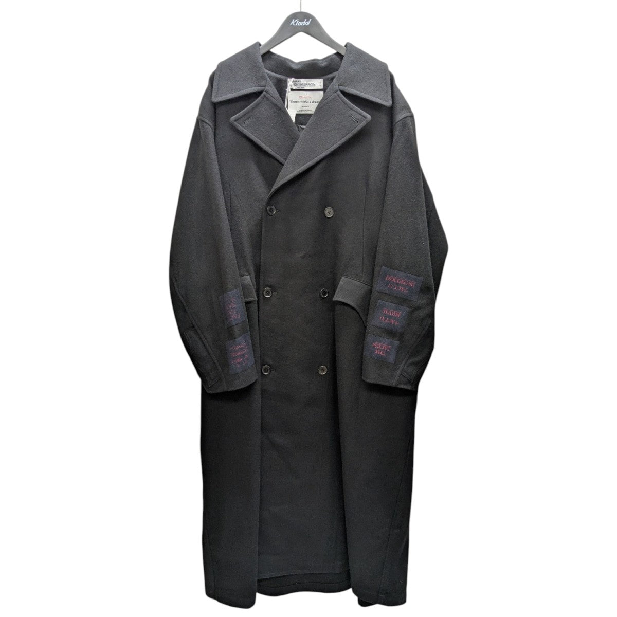 【DAIRIKU】25aw バットマン ロングコート DAIRIKU(ダイリク) 25AWバットマン ドレープ ロング ピー コート