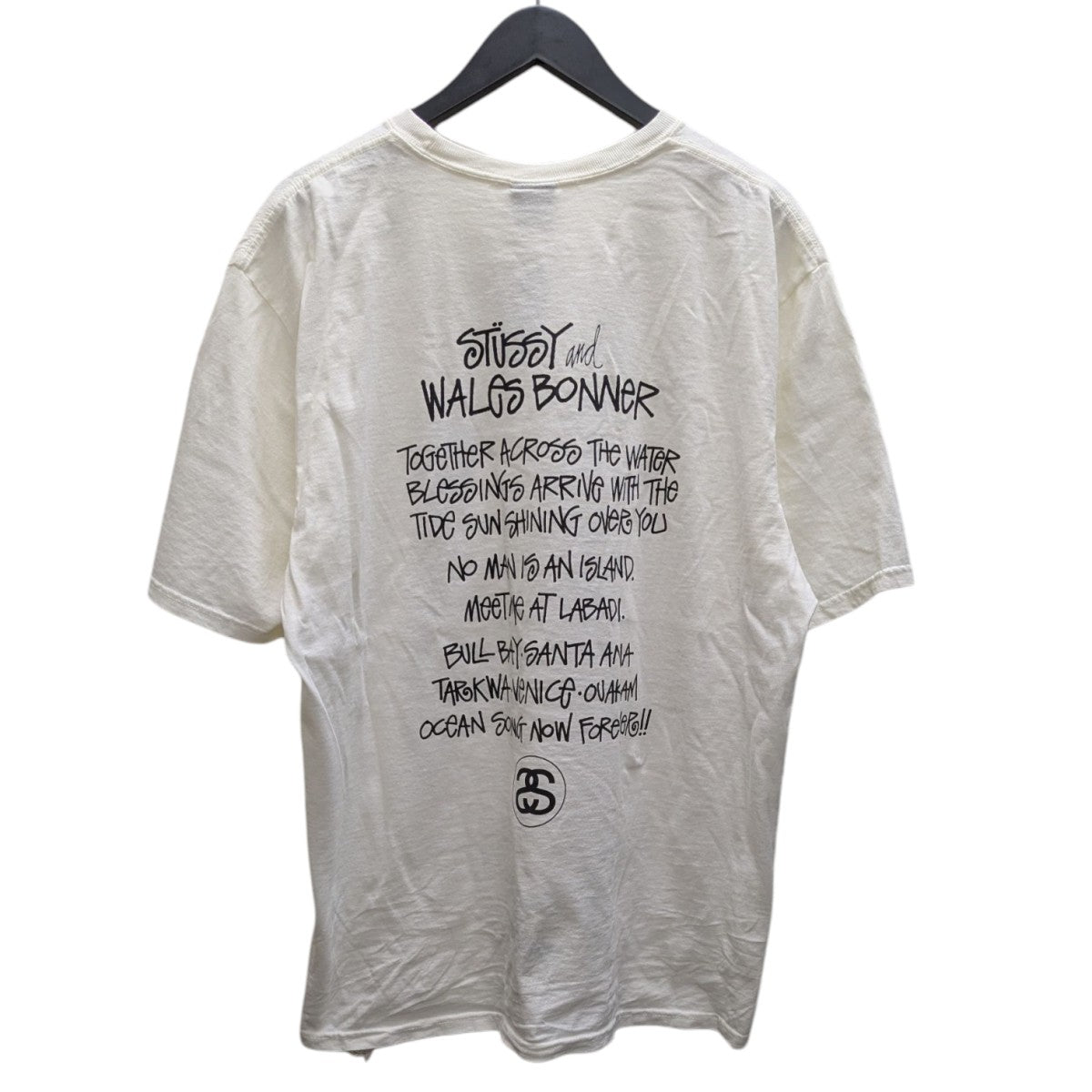 WALES BONNER OCEAN SONG TEE ステューシー　s ☆25AW大人気☆STUSSY WALES BONNER OCEAN SONG TEE (STUSSY/Tシャツ