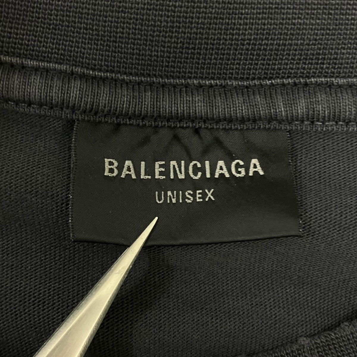 BALENCIAGA ヴィンテージ加工自由の女神プリントTシャツ 古着・中古-6枚目のアイテム画像