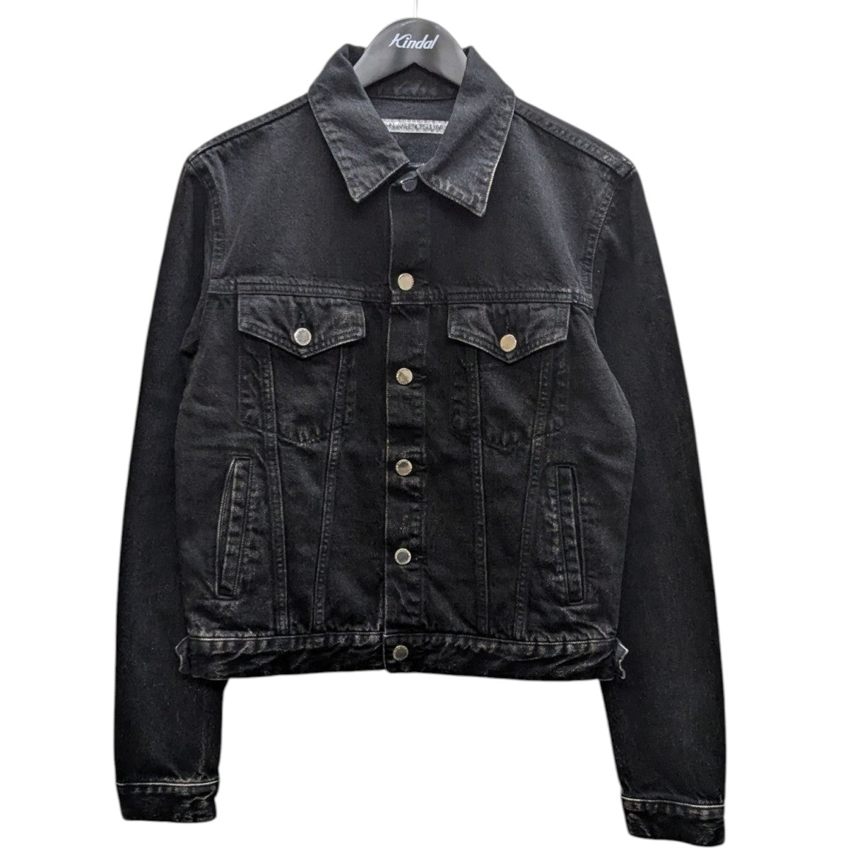 WASHED DENIM SIDE ZIP JACKET サイドジップデニムジャケット