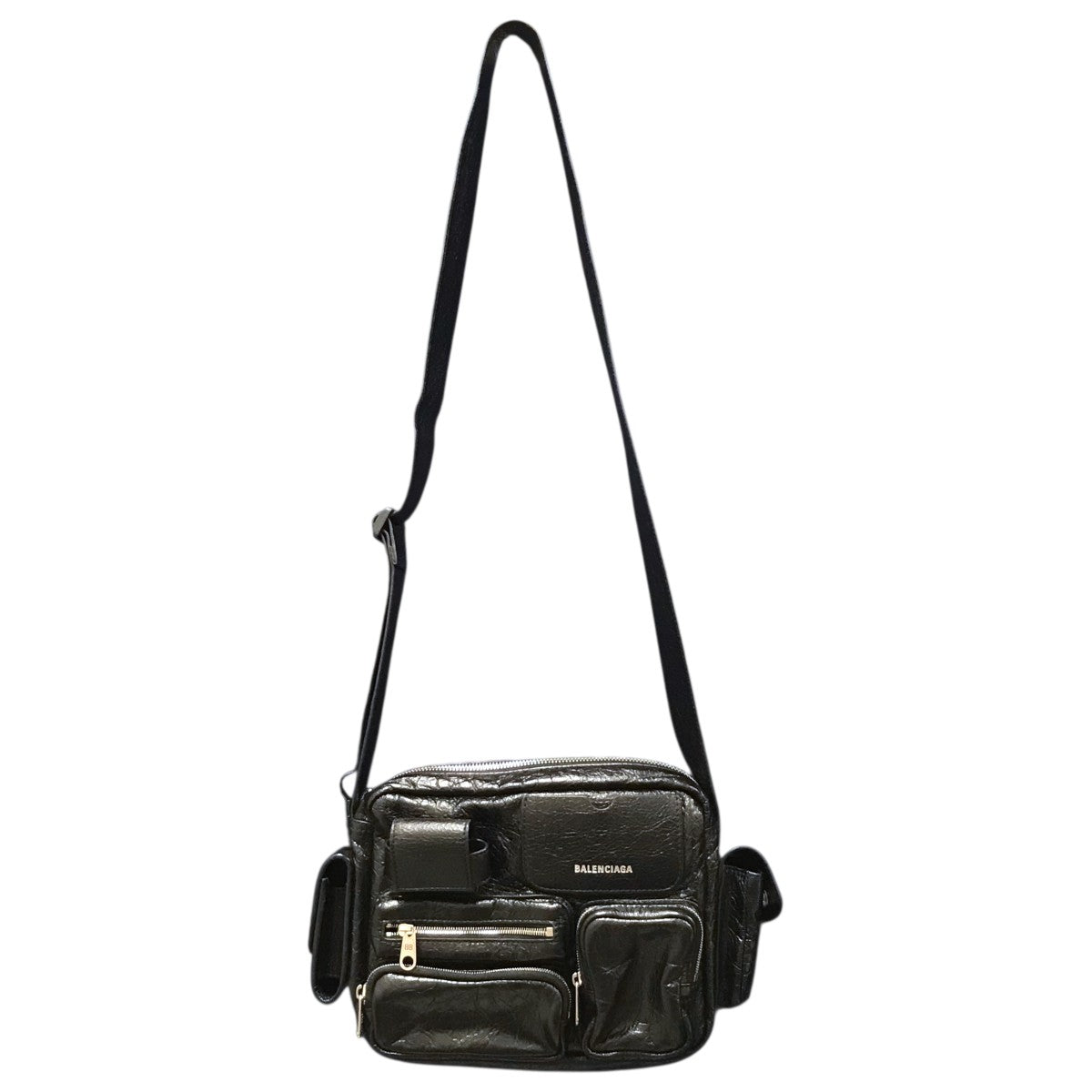 balenciaga superbusy カメラバッグ Men's Superbusy Camera Bag in Black | Balenciaga US