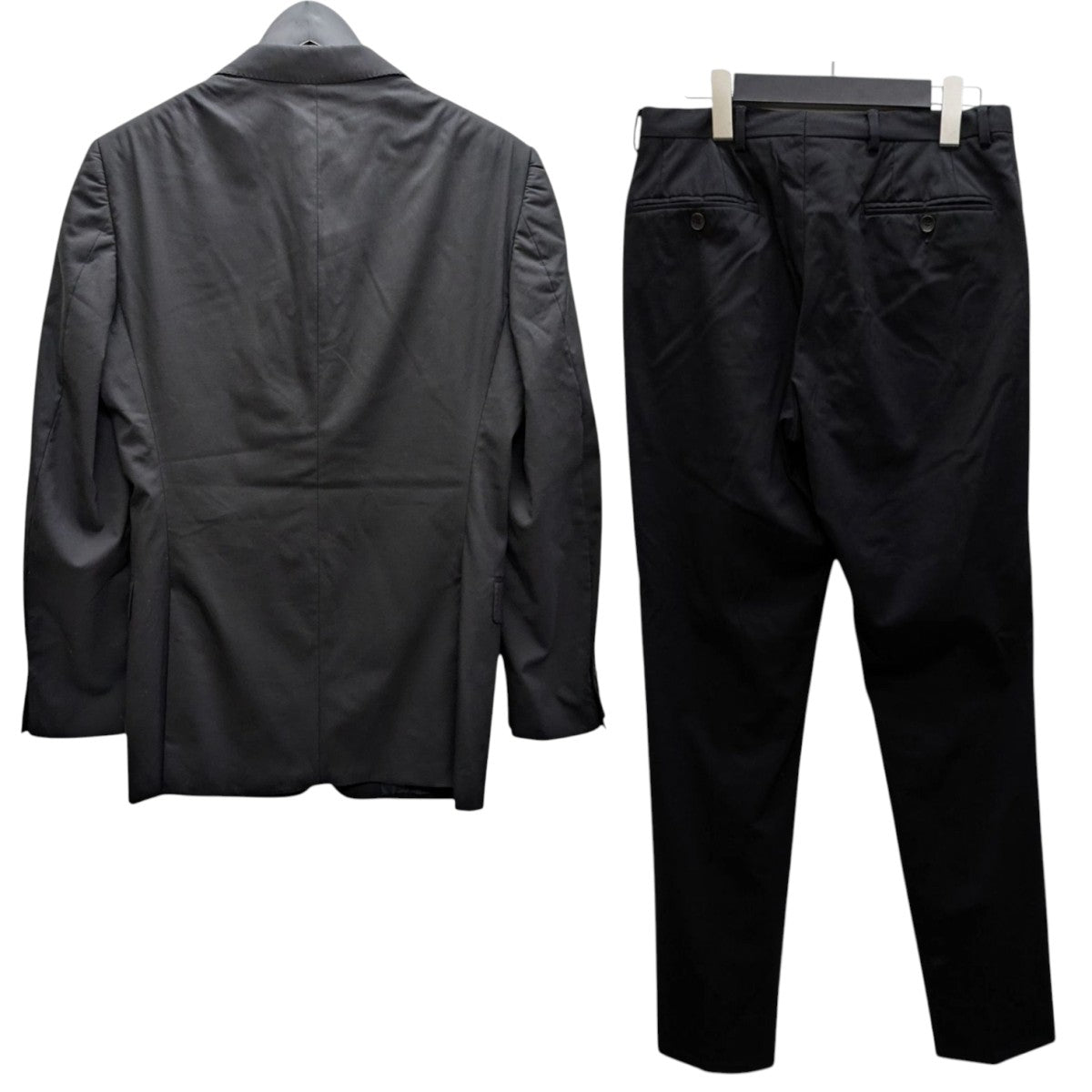 GUCCI グッチ シングル スーツ セットアップ ブラック 54R 中古・古着通販】GUCCI (グッチ) セットアップスーツ ブラック サイズ