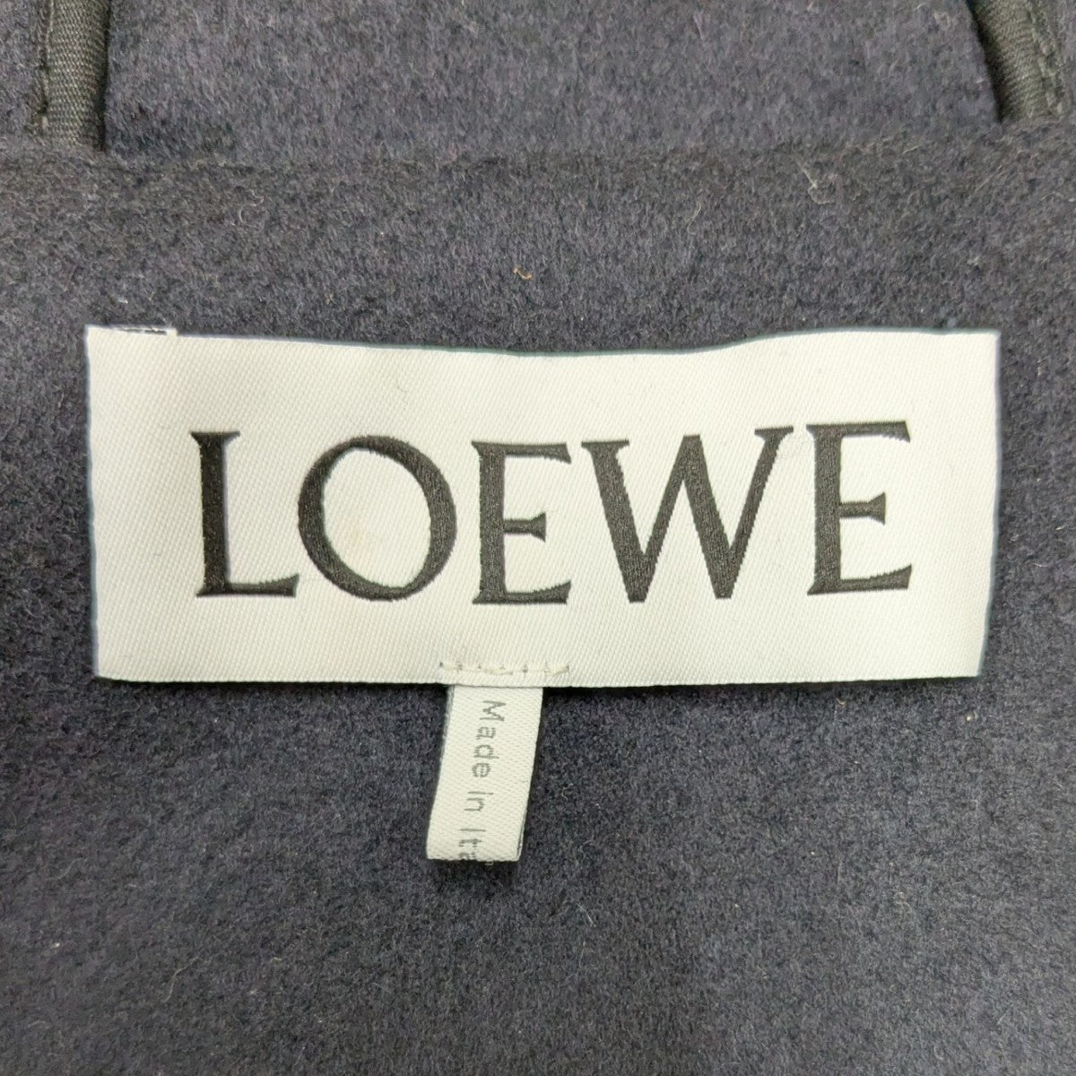 LOEWE(ロエベ) ジップフーデッドコート H526Y01WC7 ネイビー サイズ 44