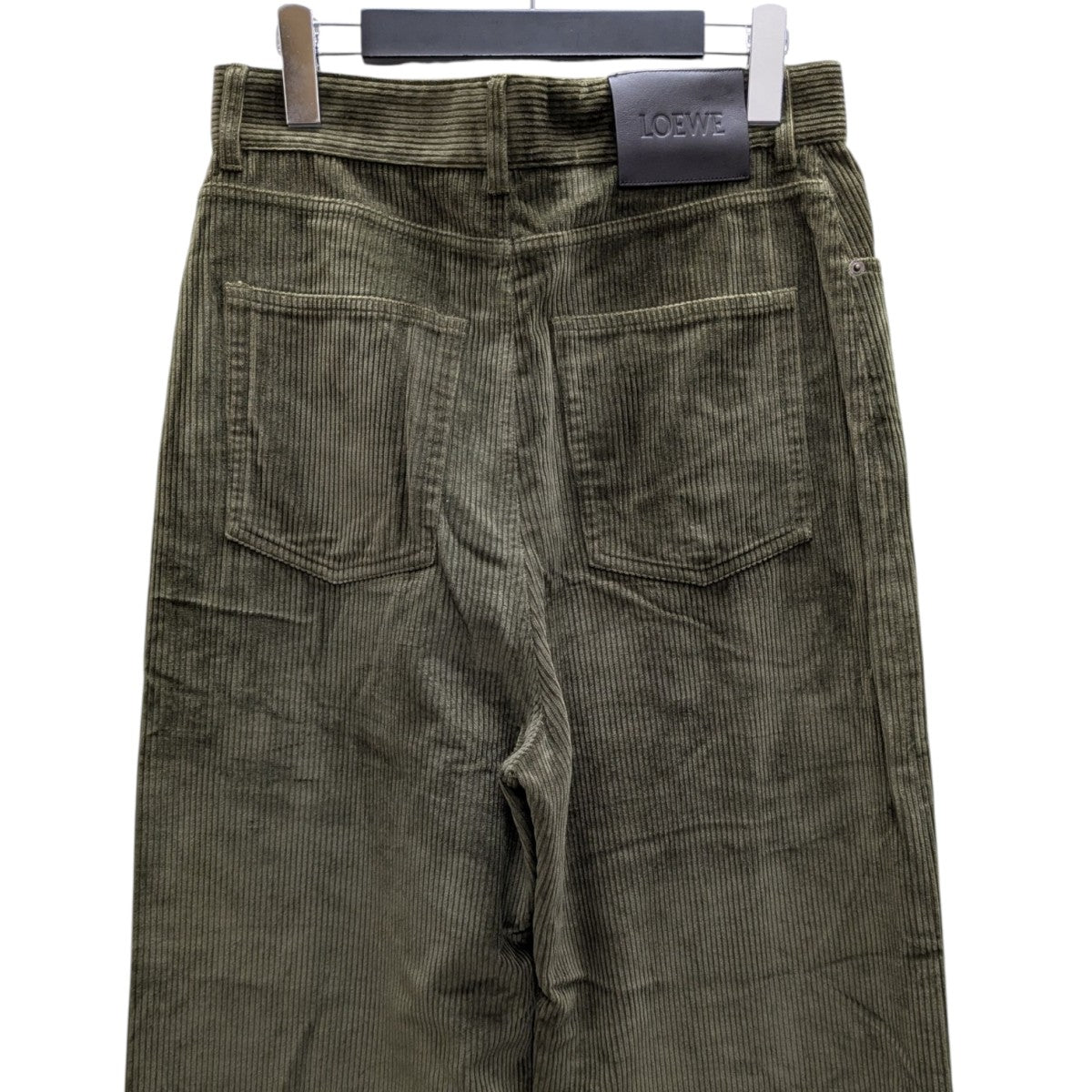 LOEWE(ロエベ) カシミヤ混ワイドコーデュロイパンツ H526Y04WET