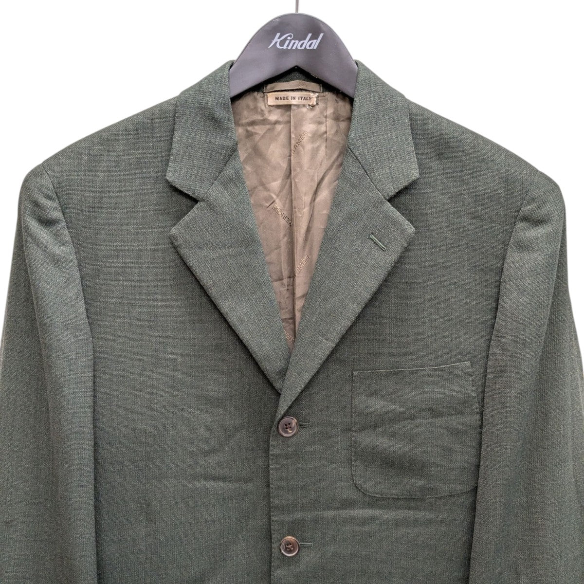 HERMES(エルメス) テーラードジャケット G9158 グリーン サイズ 46