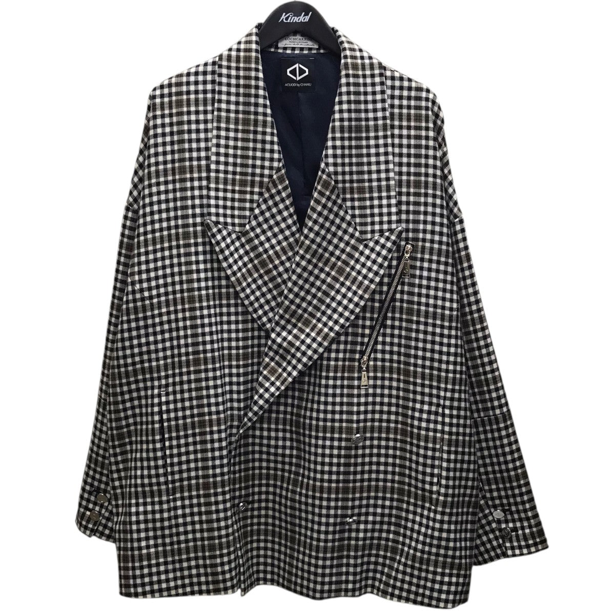 ACUOD by CHANU(アクオド バイ チャヌ) チェックオーバーサイズダブル