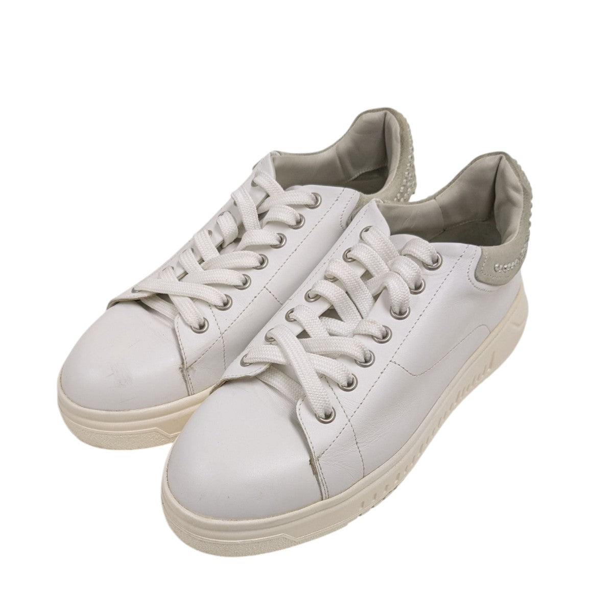 EMPORIO ARMANI ビジューローカットスニーカー 古着・中古-1枚目のアイテム画像
