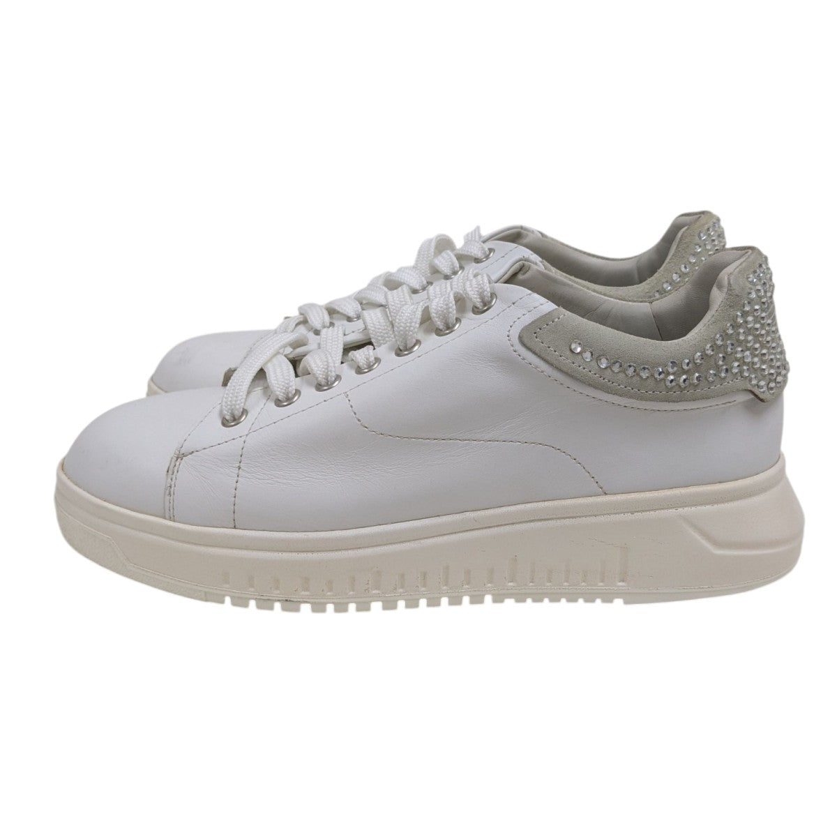 EMPORIO ARMANI ビジューローカットスニーカー 古着・中古-4枚目のアイテム画像