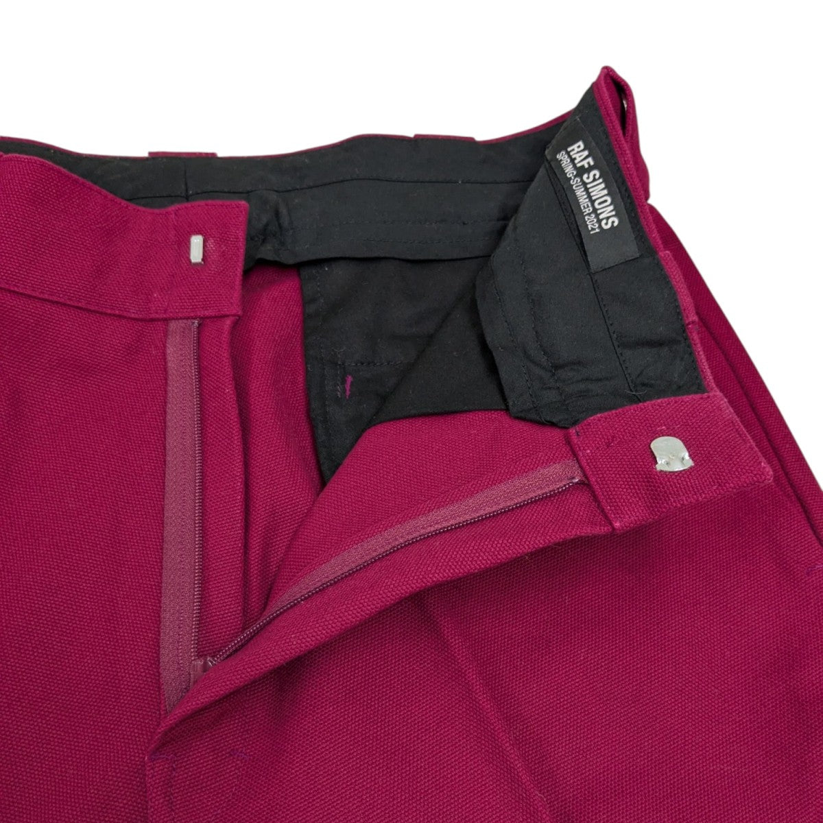 RAF SIMONS(ラフシモンズ) パネル切り替え フレアスラックスパンツ 211