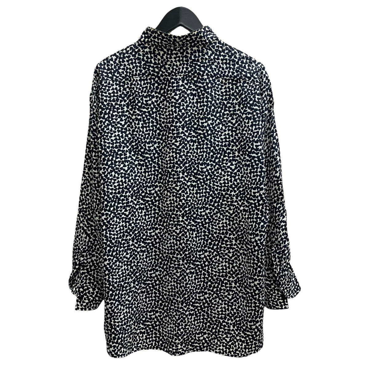 Saint Laurent Paris 15SS エディ期 ハート総柄シャツ 古着・中古-3枚目のアイテム画像