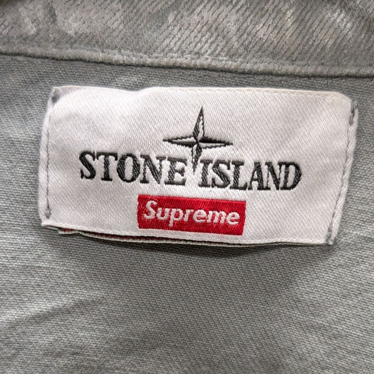 Supreme×STONE ISLAND Reflective Bull Denim-TC Jacket デニム