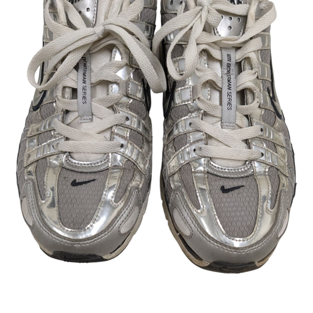 NIKE P-6000 Metallic Silver Sail Black ローカットスニーカー 古着・中古-7枚目のアイテム画像