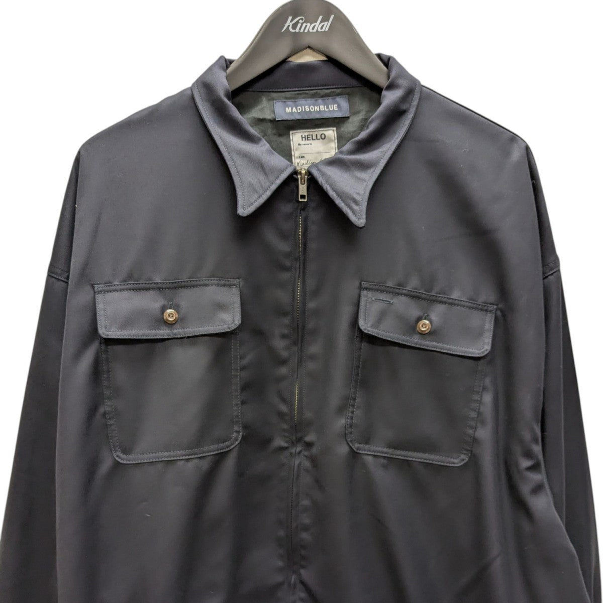 25AWHAMPTON BZ WOOL ジップブルゾン