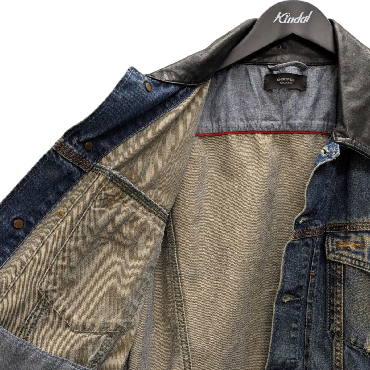 DIESEL(ディーゼル)デニムジャケット_美品 最終価格❗️美品❗️人気❗️刺繍デザインDIESEL デニムジャケット