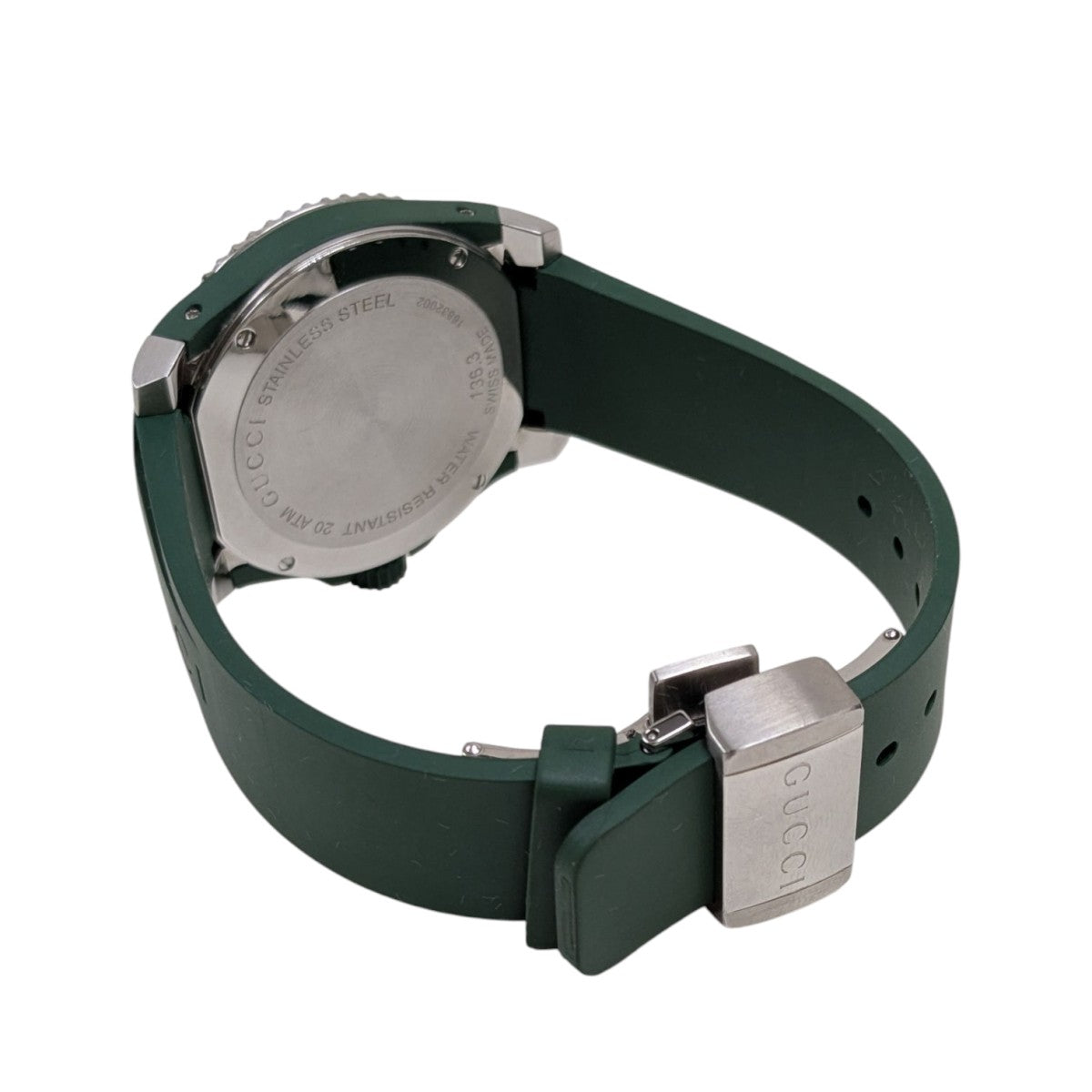GUCCI ラバー クォーツ ダイバーウォッチ 136．3 古着・中古-6枚目のアイテム画像