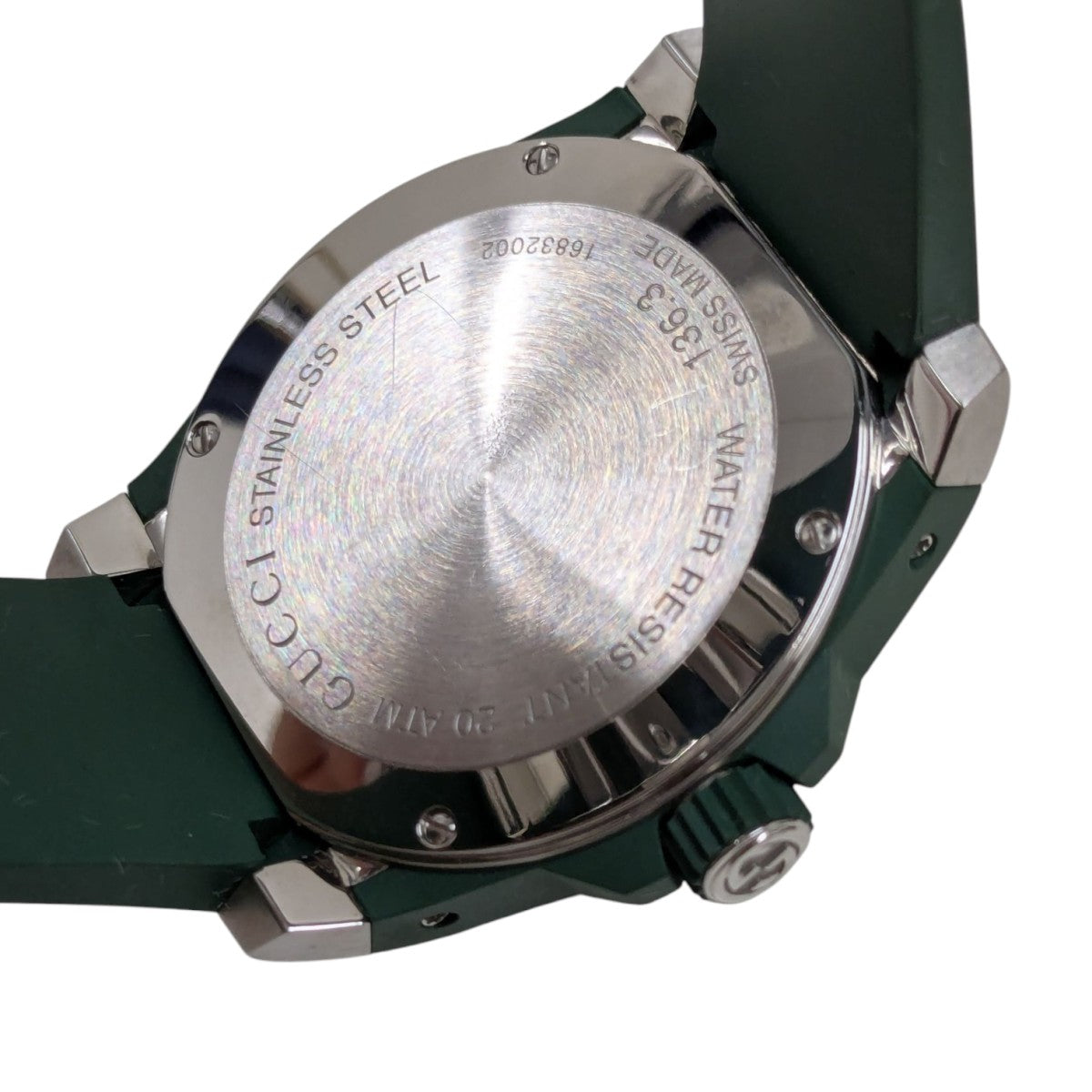 GUCCI ラバー クォーツ ダイバーウォッチ 136．3 古着・中古-8枚目のアイテム画像