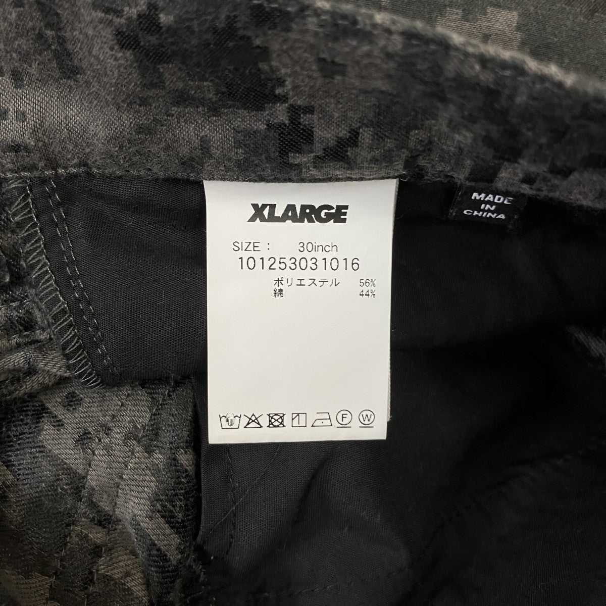 X-LARGE デジタルカモハーフパンツ101253031016 古着・中古-5枚目のアイテム画像