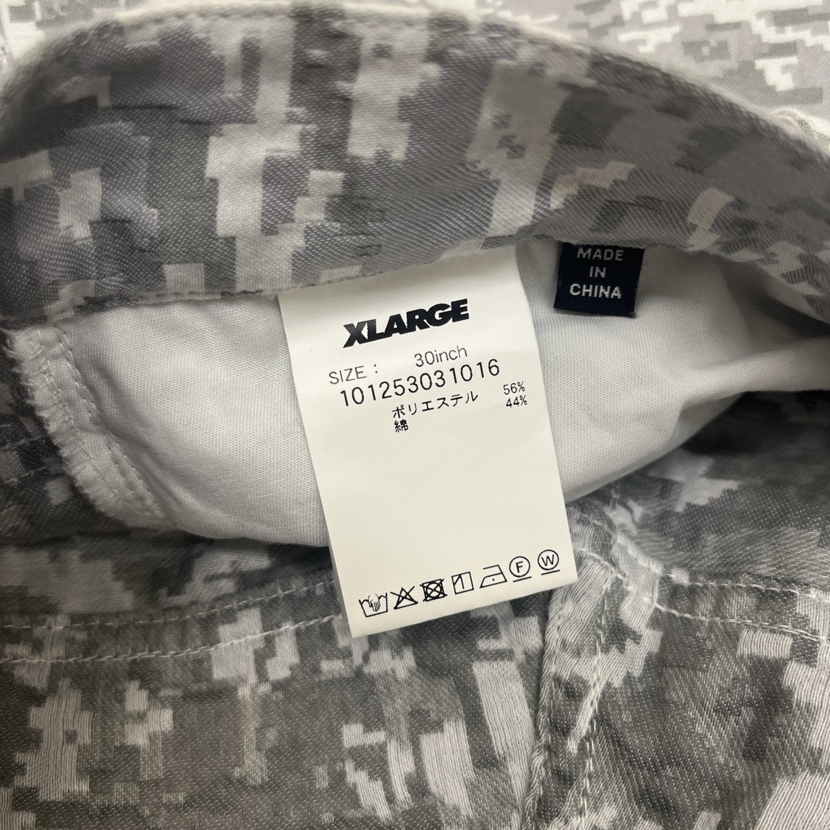 X-LARGE デジタルカモハーフパンツ101253031016 古着・中古-5枚目のアイテム画像