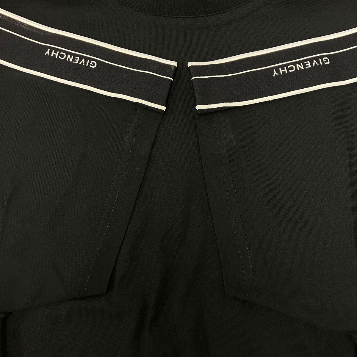 TAPED SLEEVE TEE ショルダーサイドラインTシャツ