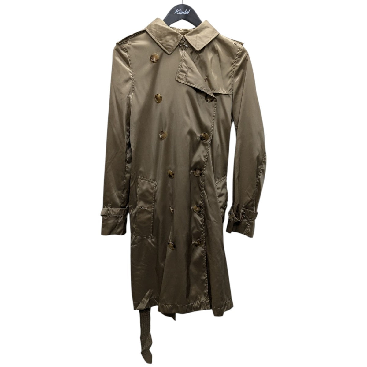 BURBERRY ベージュ トレンチコート フード付き BURBERRY(バーバリー) ナイロン フード付き トレンチコート 8014017