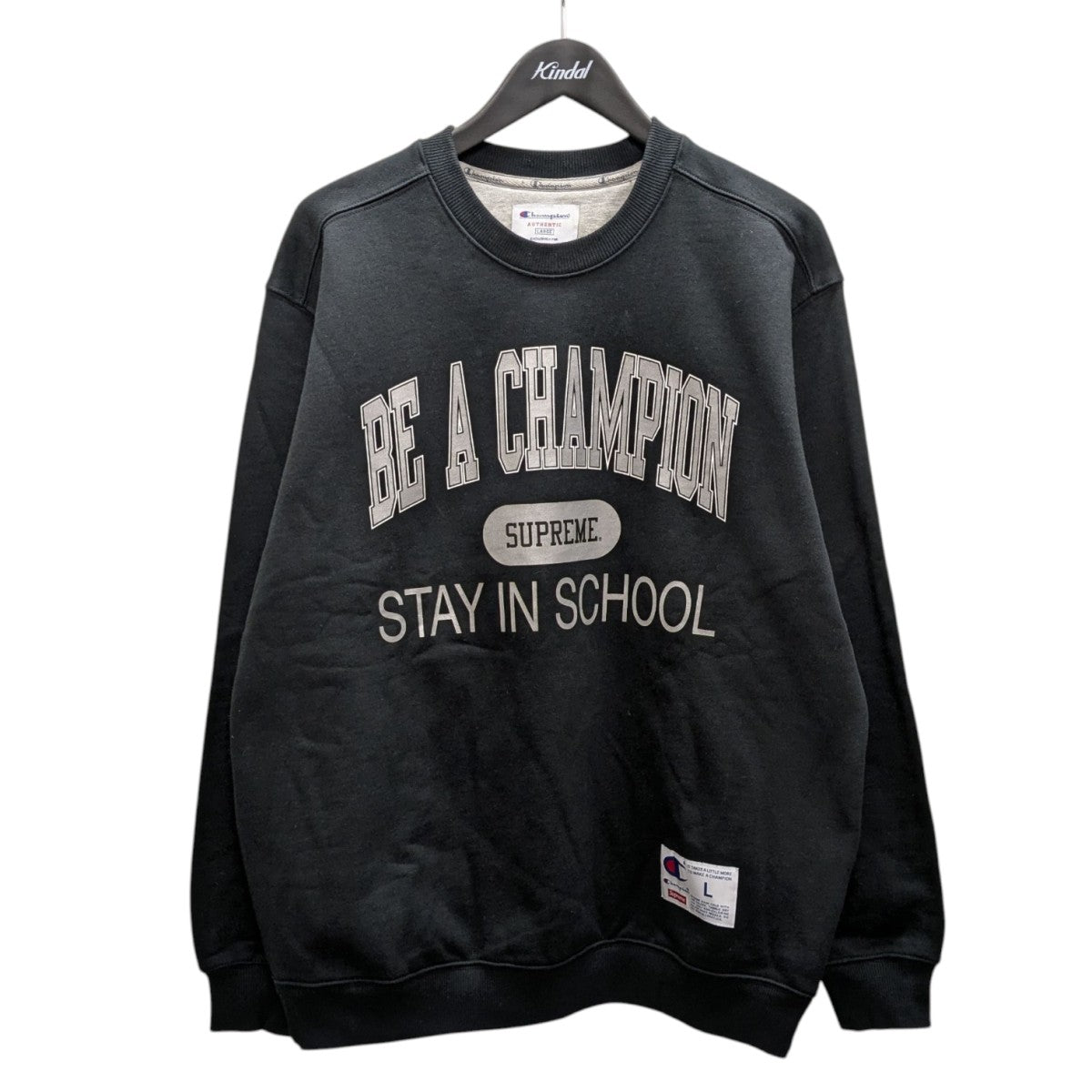 Stay School Crewロゴクルーネックスウェット