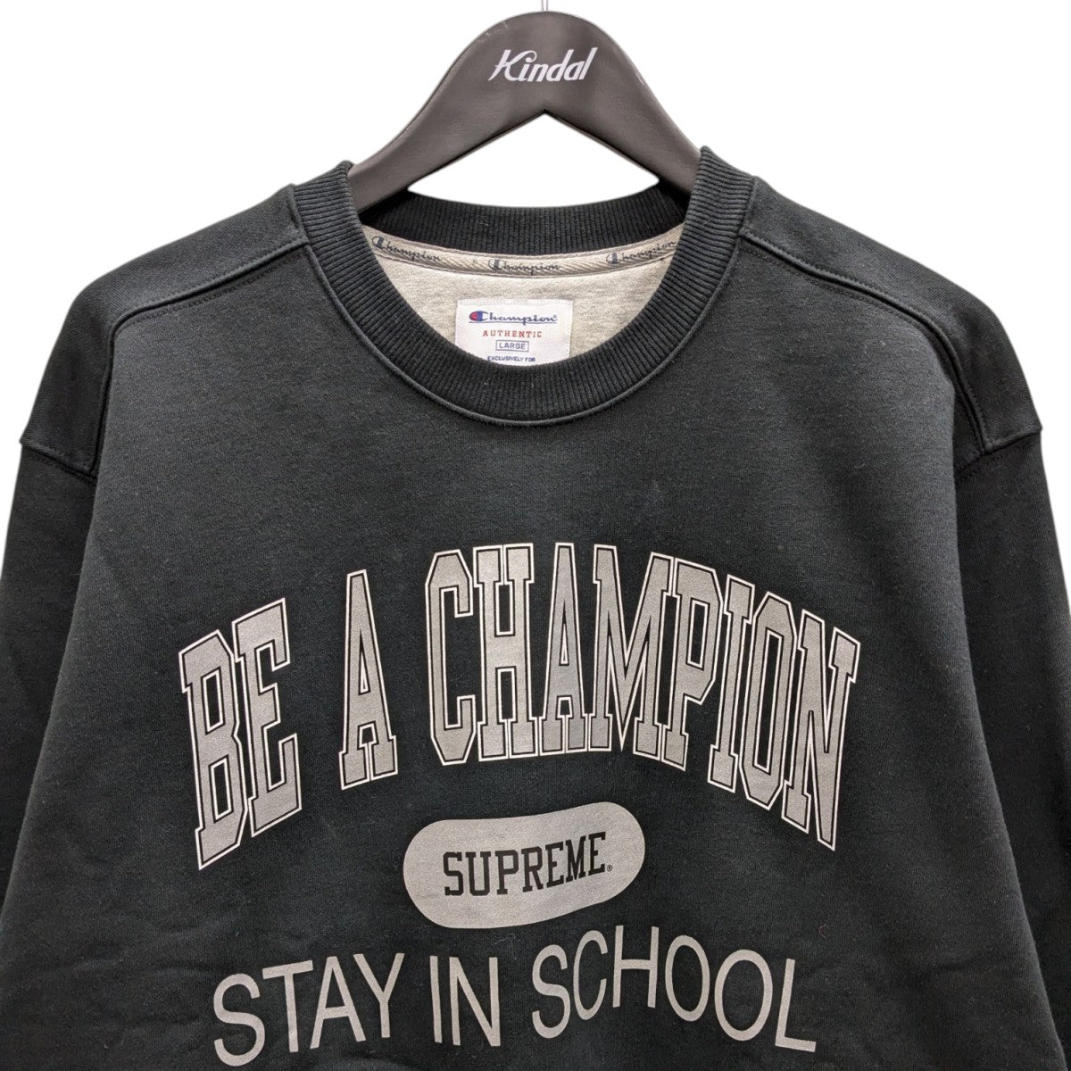 Stay School Crewロゴクルーネックスウェット