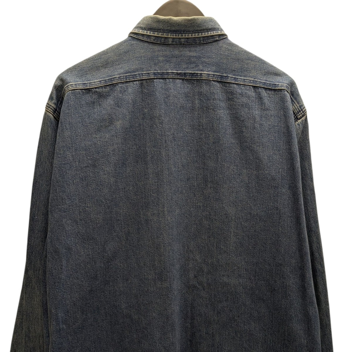 POLO RALPH LAUREN 80s パッチワークデニムシャツ 古着・中古-4枚目のアイテム画像