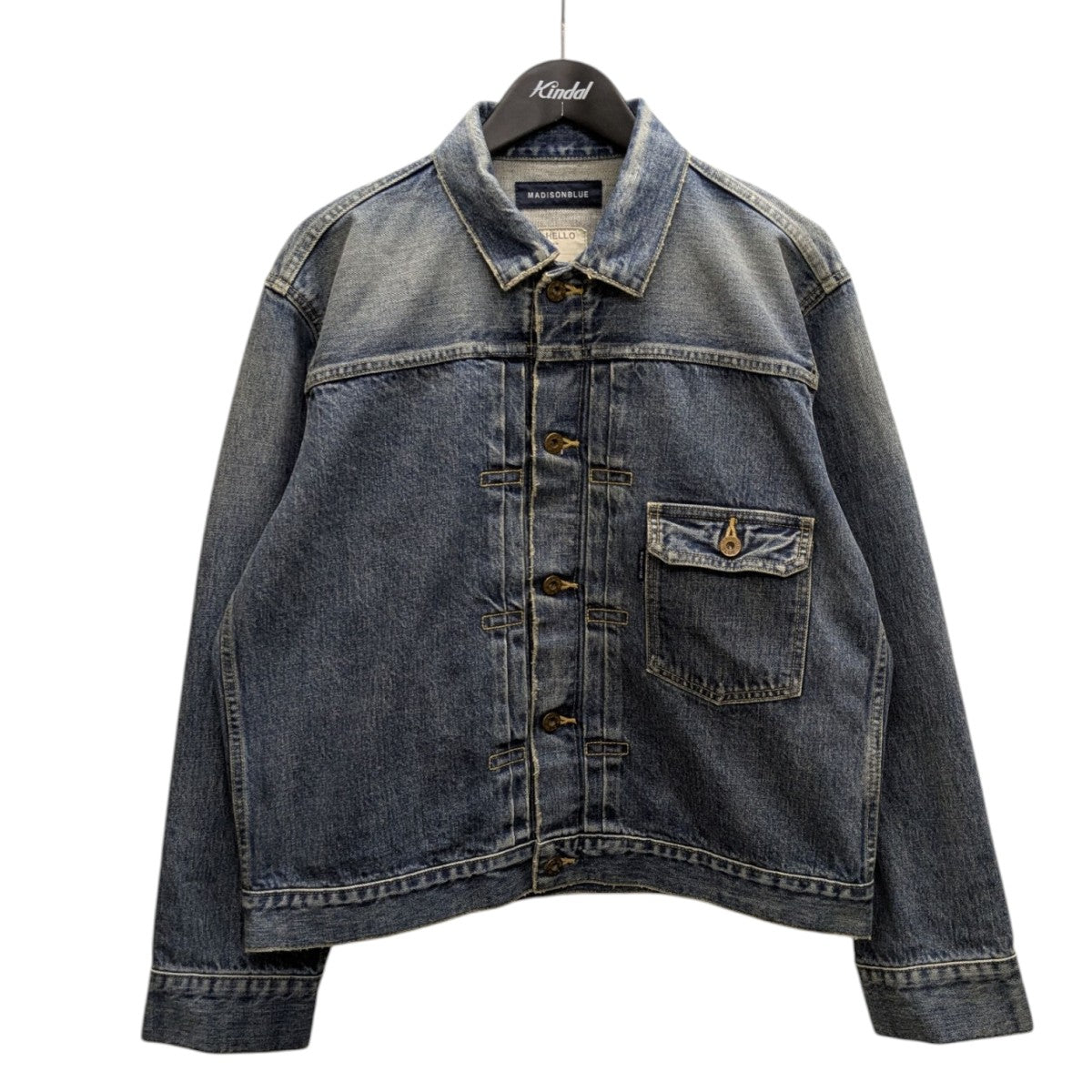 MADISON BLUE(マディソンブルー) パールボタンウールシャツジャケット
