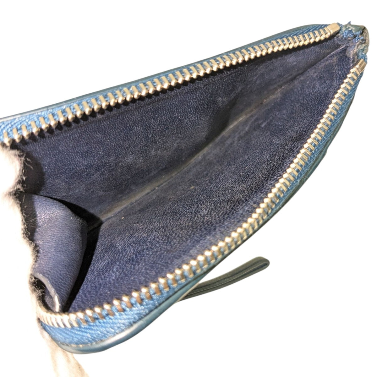 THE ROW(ザロウ) Zipped Wallet カードケース W1679ML39 ネイビー