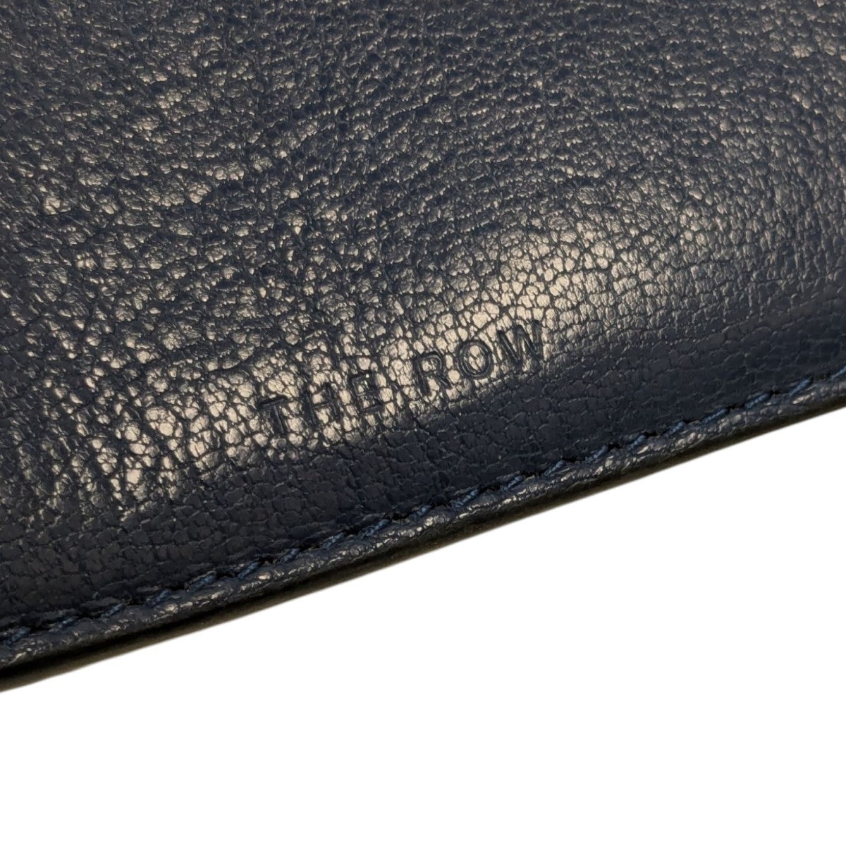 THE ROW(ザロウ) Zipped Wallet カードケース W1679ML39 ネイビー