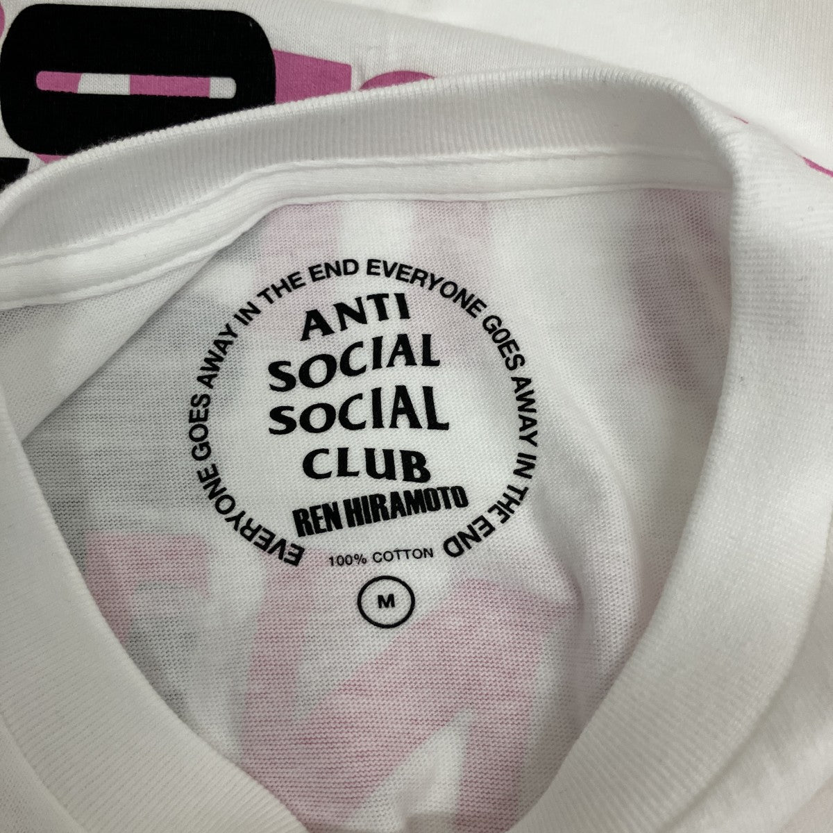 ANTI SOCIAL SOCIAL CLUB×REN HIRAMOTO プリントTシャツHR-AT-003TE 古着・中古-4枚目のアイテム画像